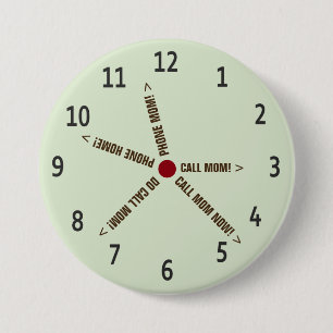 Funny Call Mama Imaging Clock Button