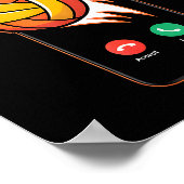 Funny Call The Ball Volleyball Leopard Ball Mom Mo Poster (Ecke)