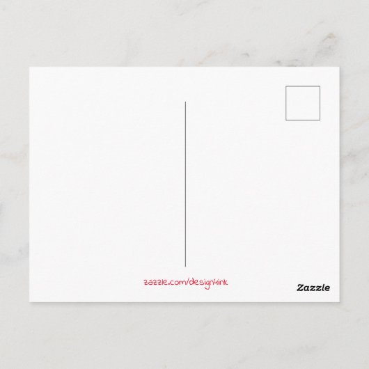 Funny Camel Animal Postkarte (Rückseite)