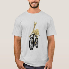 Funny Camel fährt ein dunkles Fahrrad, für Wüstenl T-Shirt