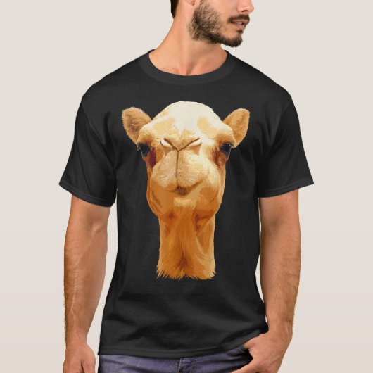 Funny Camel für Männer Frauen Ungulat Tier Camel L T-Shirt (Vorderseite)