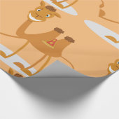 Funny Camel Geschenkpapier (Ecke)