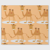 Funny Camel Geschenkpapier (Flach)
