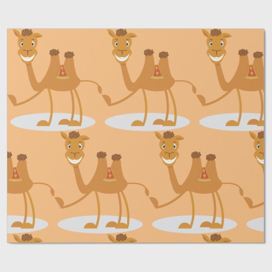 Funny Camel Geschenkpapier (Flach)