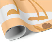 Funny Camel Geschenkpapier (Rolleneckpunkt)