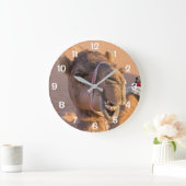 Funny Camel Große Wanduhr (Zuhause)