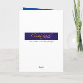 Funny Camel mit Droopy Humps Geburtstag Karte (Rückseite)