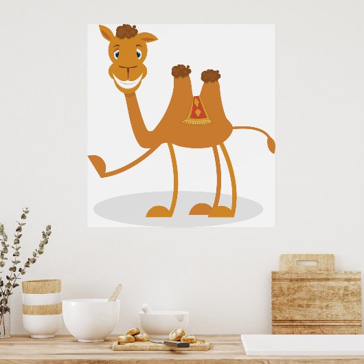 Funny Camel Poster (Küche)