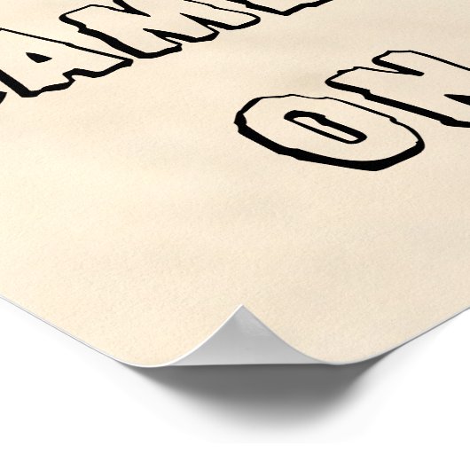 Funny Camel Poster Behielt Calm und Camel On (whot (Ecke)