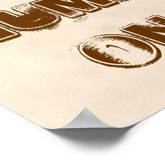 Funny Camel Poster Behielt Calm und Hump On (whot! (Ecke)