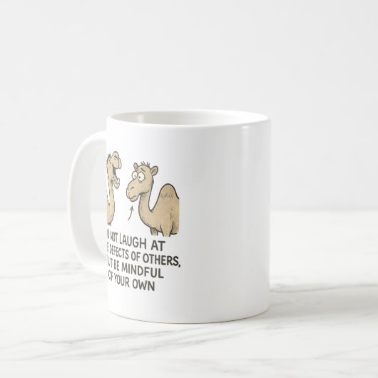 Funny Camel Tasse - Witziger Angebotscup (Vorderseite Links)