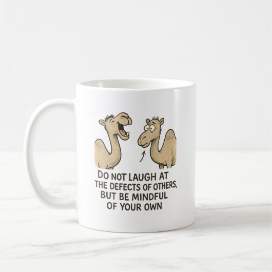 Funny Camel Tasse - Witziger Angebotscup (Links)
