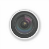 Funny Camera Lens Fotografie Aufkleber (Vorderseite)