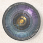 Funny Camera Lens Round Getränkeuntersetzer (Vorne)