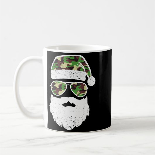 Funny Camo Christmas Pajama Funny Camo Matching Fa Kaffeetasse (Links)