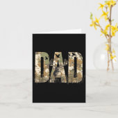 Funny Camo Dad Hunting Camouflage Deer Father's Da Karte (Gelbe Blume)