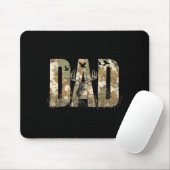 Funny Camo Dad Hunting Camouflage Deer Father's Da Mousepad (Mit Mouse)