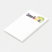 Funny Camou-flawless Chameleon Pun Post-it Klebezettel (angewinkelt)