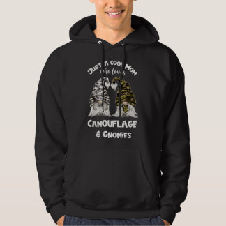 Funny Camouflage Gnomes für Coole Mama - Niedlich  Hoodie
