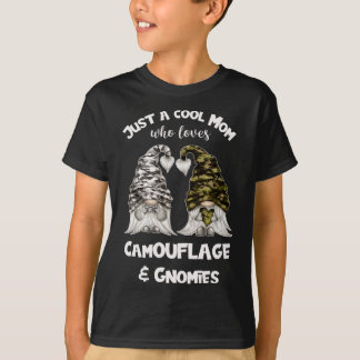 Funny Camouflage Gnomes für Coole Mama - Niedlich  T-Shirt