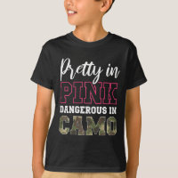 Funny Camouflage Jagd rosa Grafik für Frauen und M