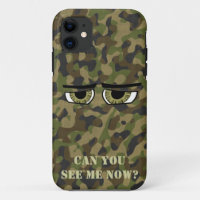 Funny Camouflaged Eyes, Militär, Jäger, Armee