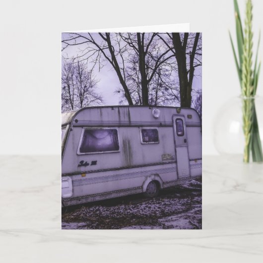 FUNNY CAMPER 'HELLO' GREETING CARDS KARTE (Vorderseite)