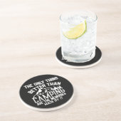 Funny Camper Slogan Sommer Camping Zitate Getränkeuntersetzer (Seite)