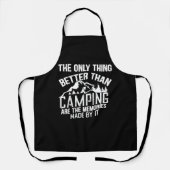 Funny Camper Slogan Sommer Camping Zitate Schürze (Vorderseite)