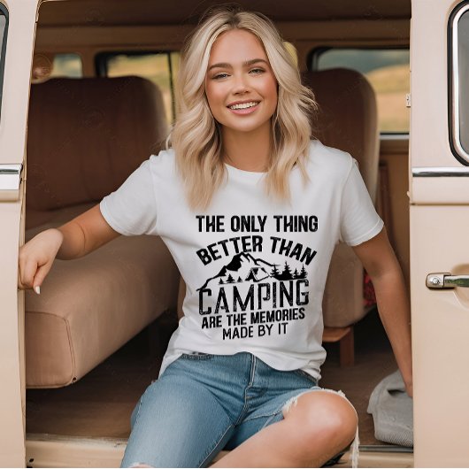 Funny Camper Slogan Sommer Camping Zitate T-Shirt