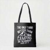 Funny Camper Slogan Sommer Camping Zitate Tasche (Vorderseite)