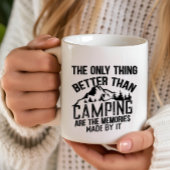 Funny Camper Slogan Sommer Camping Zitate Tasse