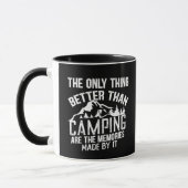 Funny Camper Slogan Sommer Camping Zitate Tasse (Links)