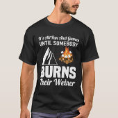 Funny Campfire Weiner Camping T-Shirt (Vorderseite)