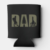 Funny Camping Camper WanderPapa Dosenkühler (Rückseite)