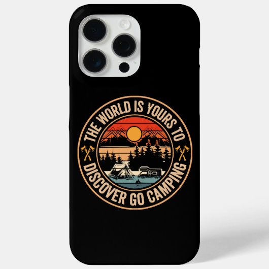 Funny Camping Campfire Zitat Case-Mate iPhone Hülle (Rückseite)