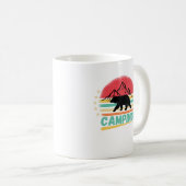 Funny Camping, Camping Vibes Kaffeetasse (VorderseiteRechts)
