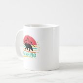 Funny Camping, Camping Vibes Kaffeetasse (Vorderseite Links)