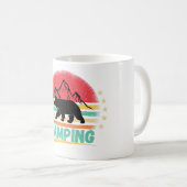 Funny Camping, Camping Vibes Kaffeetasse (VorderseiteRechts)