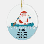 Funny Camping Canoe Keepake Keramik Ornament (Links)