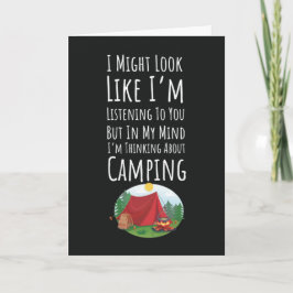 Funny Camping Cards Outdoors Nature Adventure Camp Karte