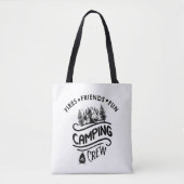 Funny Camping Crew Slogan Campingfreunde Tasche (Vorderseite)
