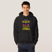 Funny Camping Flamingo Campingplatz Beer Drinks Ca Hoodie (Vorne ganz)