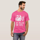 Funny Camping Fünf-Milliarden-Sterne-Hotel T-Shirt (Vorne ganz)