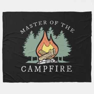 Funny Camping Gift Fleecedecke