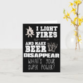 Funny Camping Gift I Light Fips & Amp; Make Bier D Karte (Gelbe Blume)
