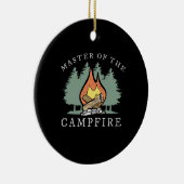 Funny Camping Gift Keramik Ornament (Rechts)