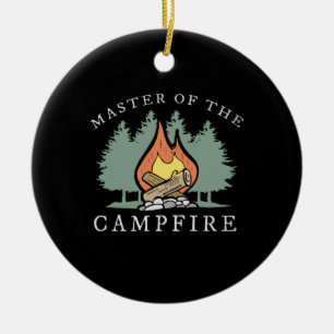Funny Camping Gift Keramik Ornament