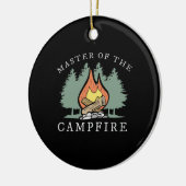Funny Camping Gift Keramik Ornament (Links)