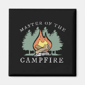 Funny Camping Gift Magnet (Vorne)